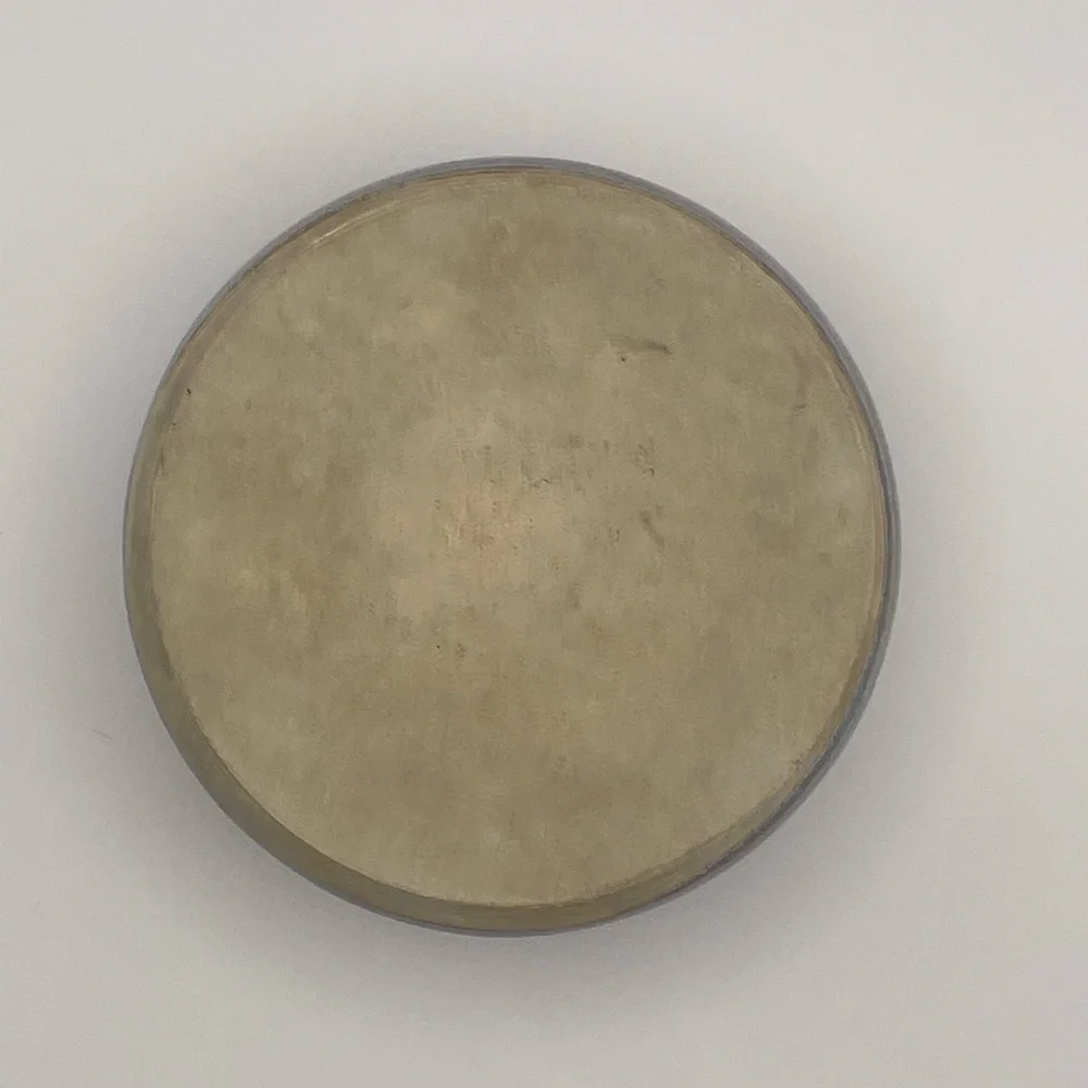 Fuzz Butt Ceramic Art Pottery Handmade Pet Dog Cat Food Water Bowl 5” diameter